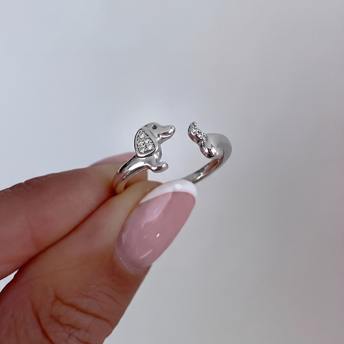 Dachshund Opening Ring for Women